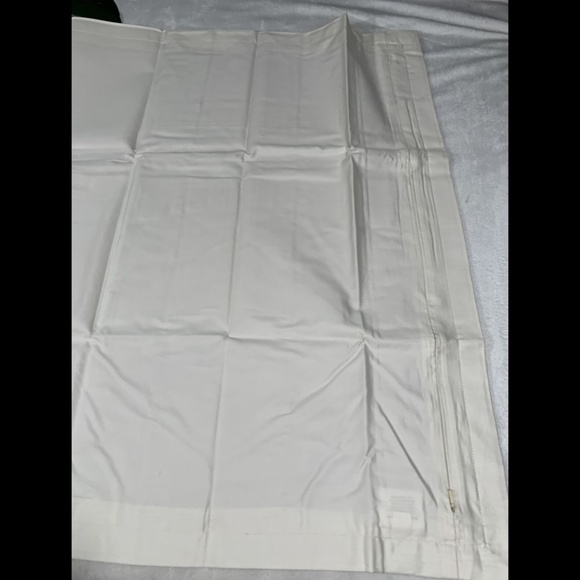 NIB Hotel Collection Contrast Flange (1) European Sham in 2 Tone Pear - Picture 9 of 12